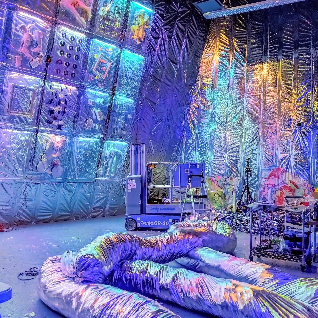 Haiiileen immersive light art installation transforming contemporary public space with chromatic LED architecture